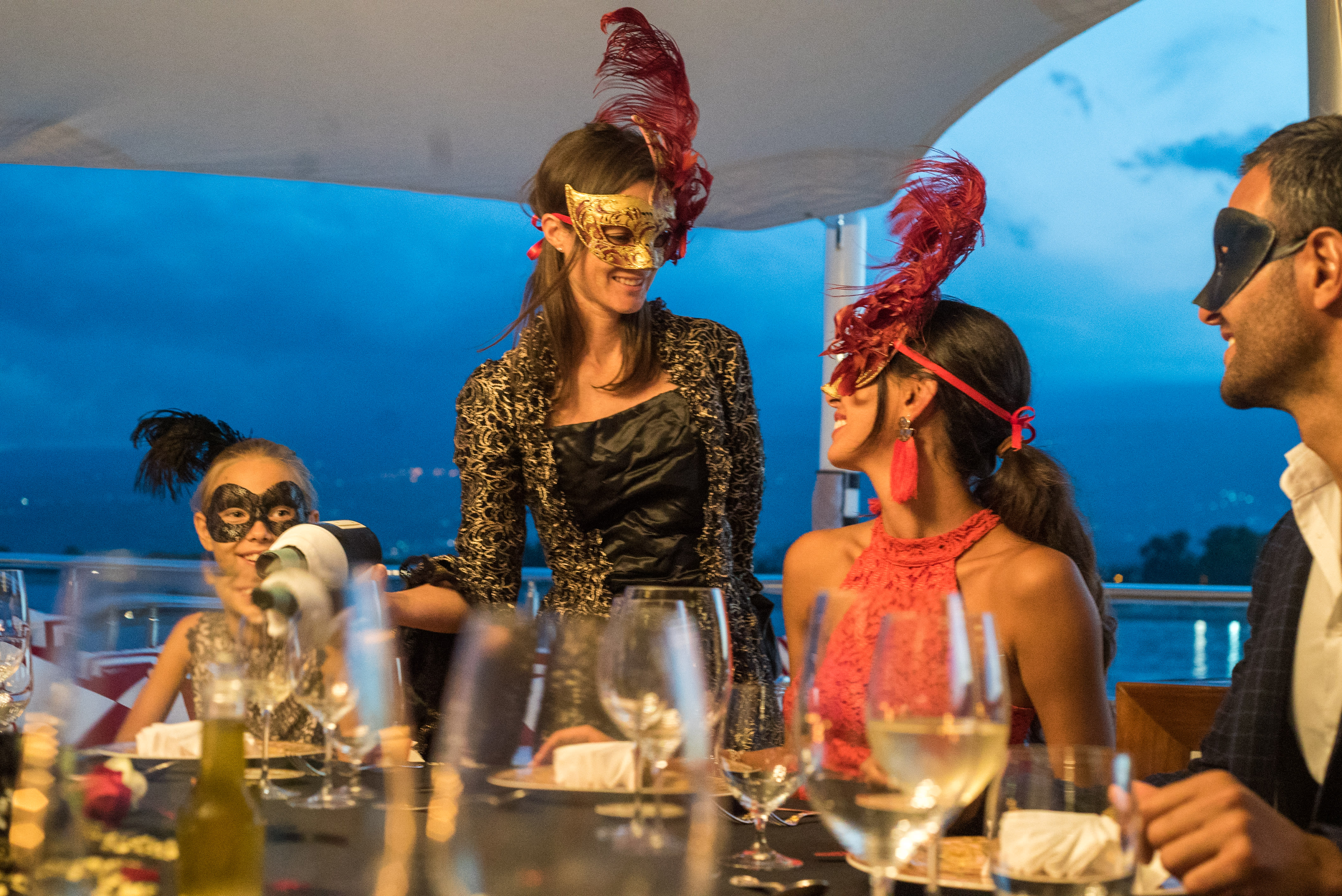 Charter guests celebrate